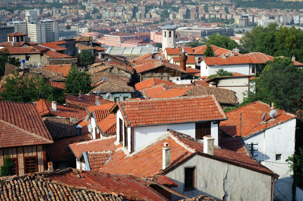 Roofs of old Ankara