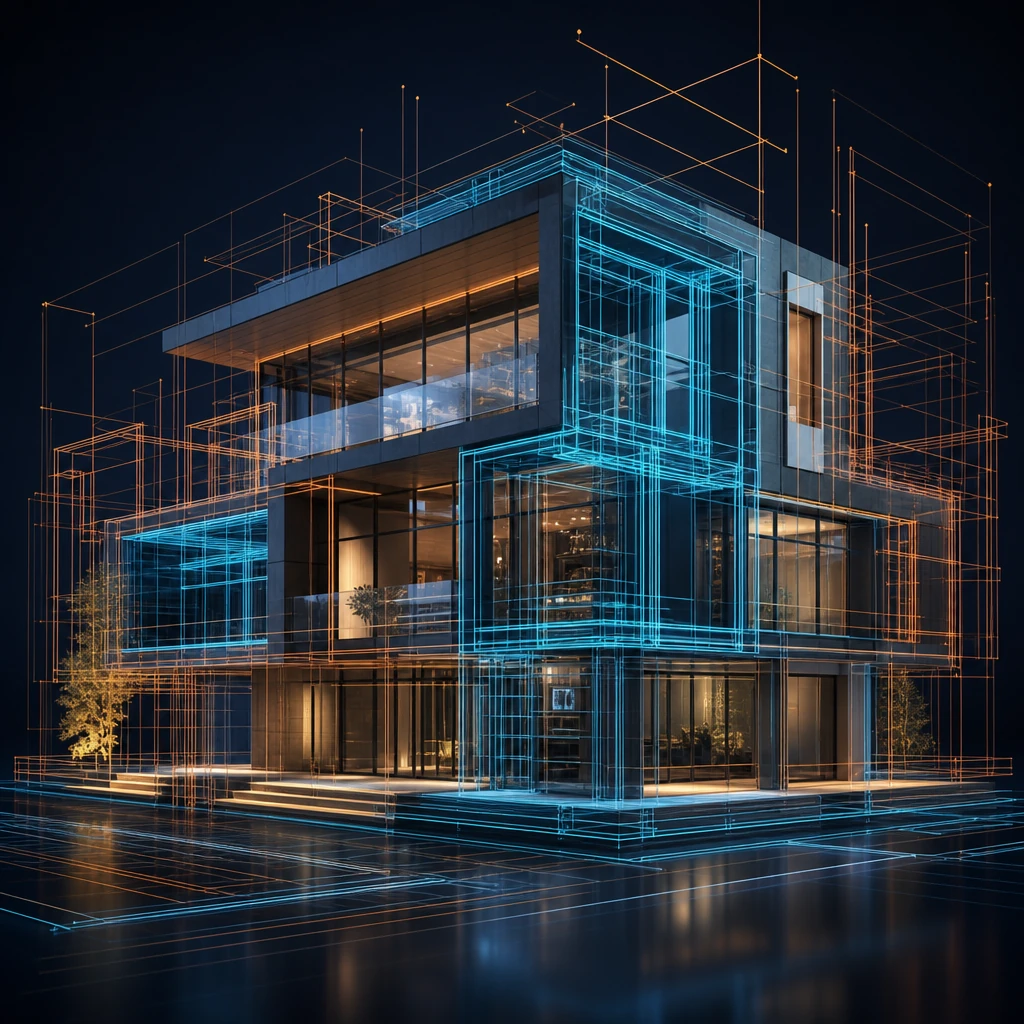 3D BIM teknik görselleştirme
